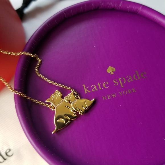 kate spade Jewelry - Kate Spade "Mom Knows Best" Dog Pendant